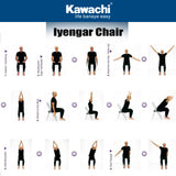 Kawachi Meditation Iyengar Yoga Backless Chair for Yoga I95