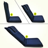 Kawachi Relaxing Meditation and Yoga Chair with Back Support Seat Cushion Floor Chair - K519