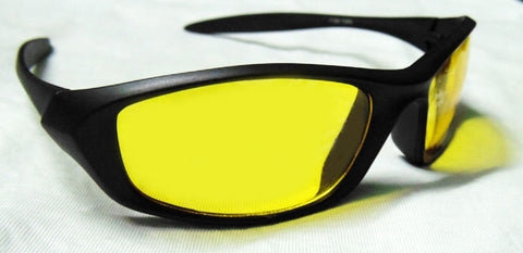 Kawachi Yellow Night Vision Sports Sunglasses Baseball / Running / Cycling / Fishing / Bikers - K65