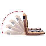 Kawachi Adjustable Floor Sofa Comfortable Back Support Chair Great for Reading Games Meditation KW31