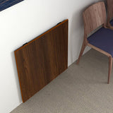 Kawachi Fold Down 3 Seater Wall Mounted Folding Breakfast Dining Table Perfect Addition to Kitchen & Dining Room Wenge Black