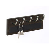 Kawachi Wall Mounted Home Décor 5 Key Hooks Rail Key Chain Holder Wall Hooks