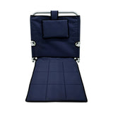 Kawachi Folding Angle Adjustable Back Rest With Bed Chair for Patients Hospital Bed Chair with Back Support Post Surgery use on Bed, Floor KW87-Blue