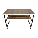 Kawachi Laptop Table Computer Desk for Writing Study for Home & Office Use Brown-KW46