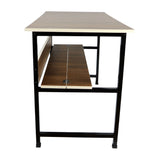 Kawachi Laptop Table Computer Desk for Writing Study for Home & Office Use Brown-KW46