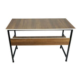 Kawachi Laptop Table Computer Desk for Writing Study for Home & Office Use Brown-KW46