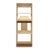 Kawachi Compact Computer Laptop Desk Study Table with 4 Shelves Storage 3 Drawers