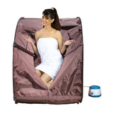 Kawachi Foldable Steam Sauna Bath with Single Layer Heat Resistant Cabin for Beauty Spa
