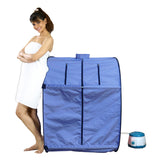 Kawachi Foldable Steam Sauna Bath with Single Layer Heat Resistant Cabin for Beauty Spa