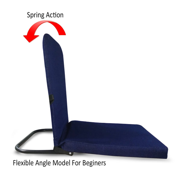 Kawachi Right Angle Back Support Portable Relaxing Folding Yoga Meditation Floor Chair