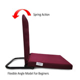 Kawachi Right Angle Back Support Portable Relaxing Folding Yoga Meditation Floor Chair