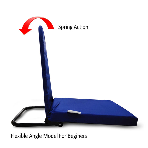 Kawachi Right Angle Back Support Portable Relaxing Folding Yoga Meditation Floor Chair