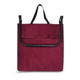 Kawachi Right Angle Back Support Portable Relaxing Folding Yoga Meditation Floor Chair Velvet Maroon I114