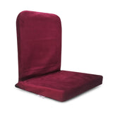 KAWACHI RIGHT ANGLE BACK SUPPORT RELAXING FOLDING YOGA MEDITATION FLOOR CHAIR MAROON I115-V-Maroon