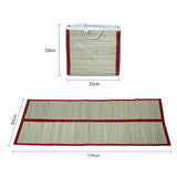 Kawachi Right Angle Back Support Portable Relaxing Folding Yoga Meditation Floor Chair with Eco-Friendly Yoga Mat