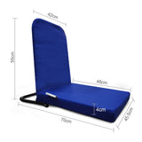 Kawachi Right Angle Back Support Portable Relaxing Folding Yoga Meditation Floor Chair