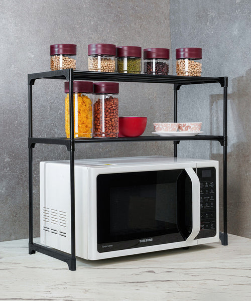 Bharu Premium 2-Tier Microwave Storage Stand