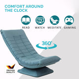 Kawachi Folding Swivel Nirvana Moon Chair Leisure Lounge Sofa 360 Degree Rotation Adjustable Recliner Bedroom Chair-KAWY-4