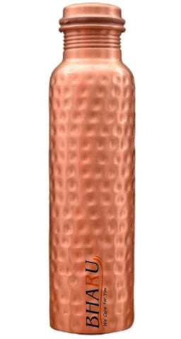 Bharu Hammered Copper Bottle 750 ml