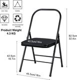 Kawachi Yoga Meditation Iyengar Backless Chair Above 5 kg Weight- i95-Big