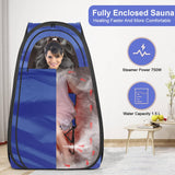Kawachi Portable Steam Cabin for Steam Sauna Therapy for Slimming and Beauty (Steam Generator not provided) (i88-Light Violet)