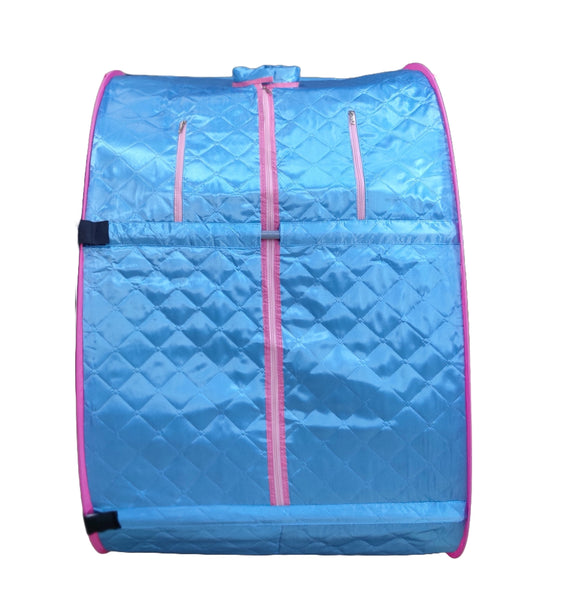 Kawachi Portable Steam Cabin for Steam Sauna Therapy for Slimming and Beauty. (Steam Generator not provided)- i79-Saphire Blue