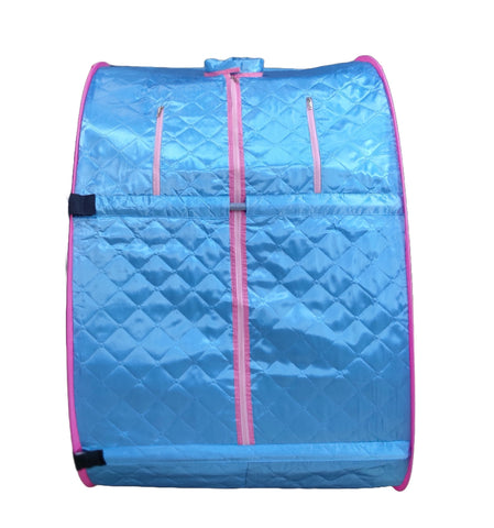 Kawachi Portable Steam Cabin for Steam Sauna Therapy for Slimming and Beauty. (Steam Generator not provided)- i79-Saphire Blue