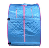 Kawachi Portable Steam Cabin for Steam Sauna Therapy for Slimming and Beauty. (Steam Generator not provided)- i79-Saphire Blue