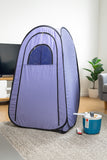 Kawachi Portable Steam Sauna Bath for Home Full Body Personal Sauna at Home Spa with 2 L 1000W Steam Generator- i139-Violet-CP