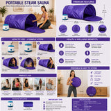 Kawachi Portable Steam Sauna Bath with Sleeping Posture in Ayurvedic Panchkarma Therapy - I-68
