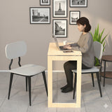 Kawachi Woodit Wall Mounted Collapsible Folding Dining Table & Wall Mount Laptop Study Table - Utility Table (KW140-Beige,75CM x 45CM)