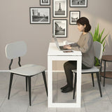 Kawachi Woodit Wall Mounted Collapsible Folding Dining Table & Wall Mount Laptop Study Table - Utility Table (KW140-White,75CM x 45CM)