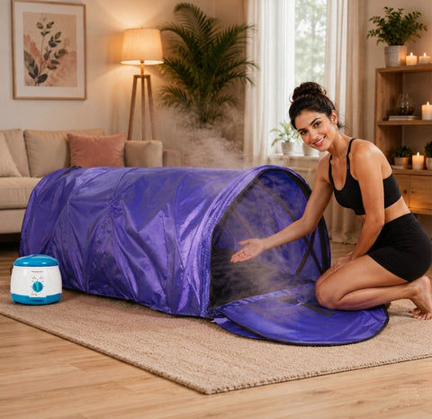 Kawachi Portable Steam Sauna Bath with Sleeping Posture in Ayurvedic Panchkarma Therapy - I-68