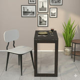 Kawachi Woodit Wall Mounted Collapsible Folding Dining Table & Wall Mount Laptop Study Table - Utility Table (KW140-Wenge Black,75CM x 45CM)