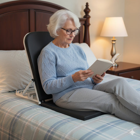 6 Angle Adjustable Patient Bed Chair- KW118-Grey-Advance