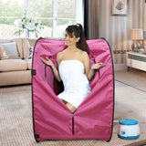 Kawachi Portable Steam Sauna Bath Panchkarma Swedan Machine for Health and Beauty Spa at Home With Stool KC08-Pink