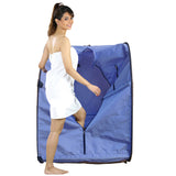Kawachi Portable Steam Cabin for Steam Sauna Therapy for Slimming and Beauty. (Steam Generator not provided) - i51-Light Violet