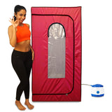 Kawachi Portable Steam Sauna Bath for Home Full Body Personal Sauna at Home Spa with 1.5L 750W Steam Generator, 60 Minute Timer i125