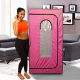 KAWACHI PORTABLE STEAM SAUNA BATH FOR HOME FULL BODY PERSONAL SAUNA AT HOME SPA (STEAM GENERATOR NOT PROVIDED) - i128 Light Voilet