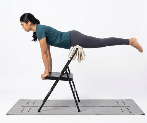 Kawachi Meditation Iyengar Yoga Backless Chair Above 4 KG Weight i95-Small
