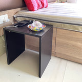 Kawachi LIght Weight Wooden Sofa/Bed Side Nightstane End Table Coffee/Snacks/Centre/Laptop Tablebrown KW106