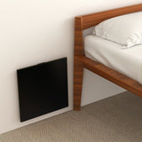 Kawachi Engineered Wood Wall Mount Bed Side Table, Folding Bedside Table, Mini Laptop Table for Home Living Room Study Room Brown