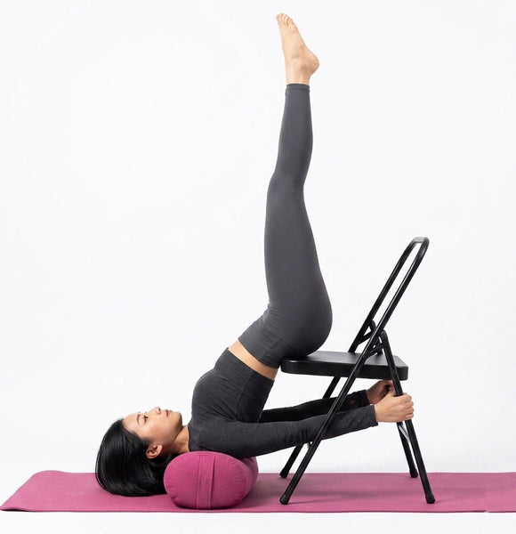Kawachi Yoga Meditation Iyengar Backless Chair Above 5 kg Weight- i95-Big