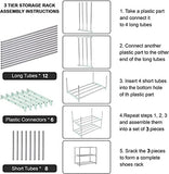 3 Shelves Multipurpose Rack (Heavy PVC Pipe)