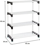 4 Shelves Multipurpose Rack (Heavy PVC Pipe)