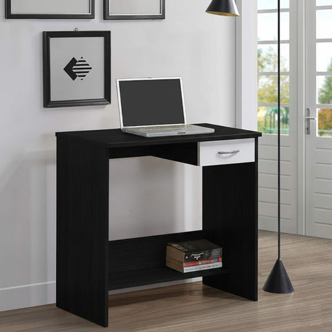 Kawachi Woodit Engineered Wood Laptop Study Table and Office Computer Desk (KW141-Wenge Black-WD)