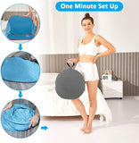 Kawachi Portable Steam Therapy Sauna Bath Can Relieve Fatigue, Lose Weight for Health and Beauty Spa at Home Sky Blue-i136