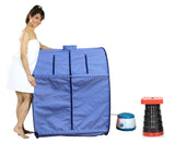 Kawachi Portable Steam Sauna Bath Panchkarma Swedan Machine for Health and Beauty Spa at Home With  Stool KC08-Violet