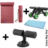 Suction Sit-up, Yoga Mat, Abdominal Wheel