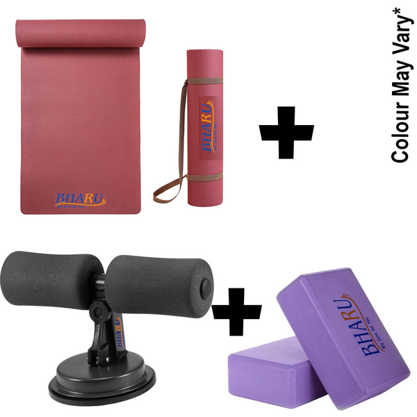 Suction Sit-up, Yoga Mat, Yoga Bricks